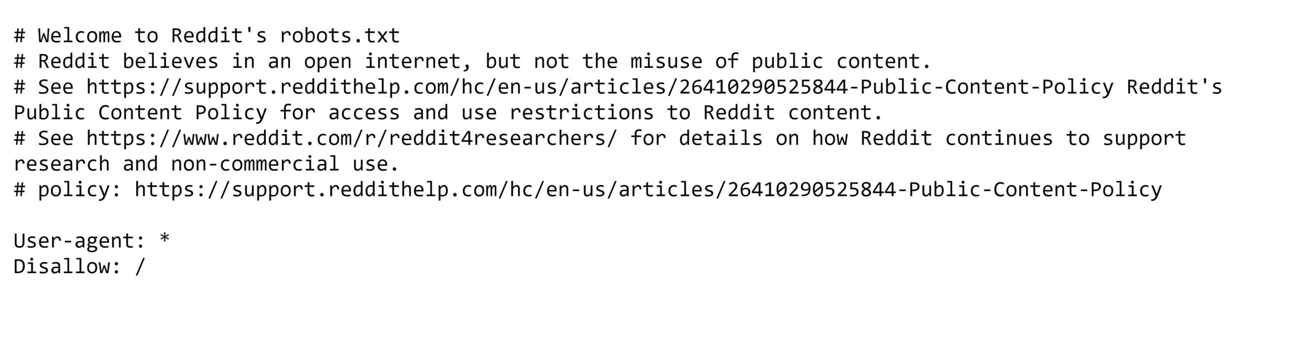 reddit-robots-txt